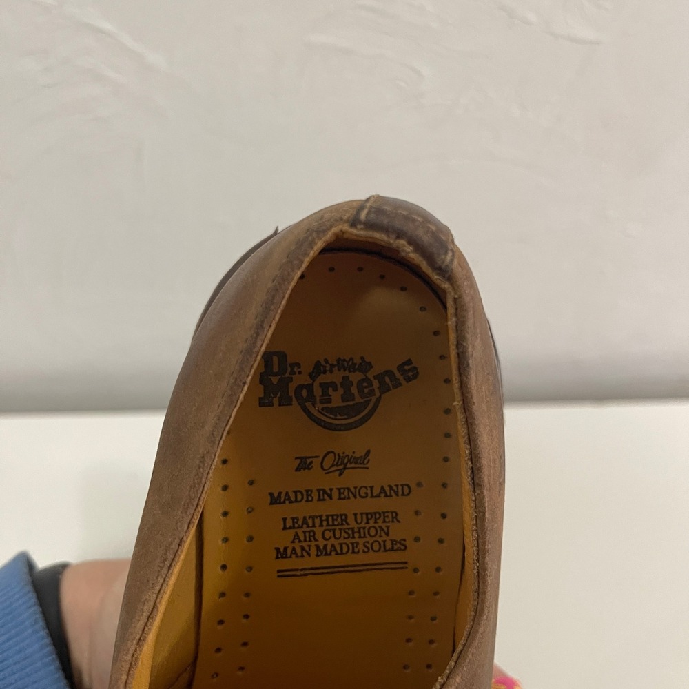 Vintage Dr. Martens 1561 BEN59 Made in England Brown Leather Oxford Shoes - Picture 8 of 8